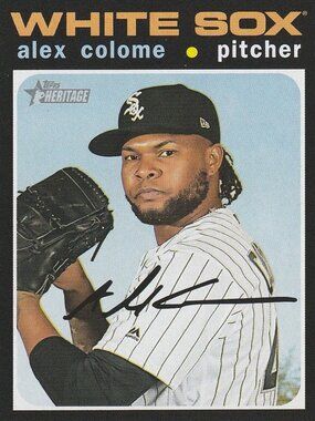Alex Colome - 2020 Topps Heritage Series MLB Baseball Card